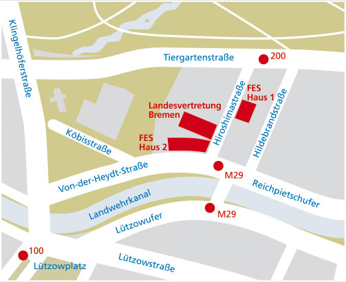 Lageplan der Veranstaltungsorte